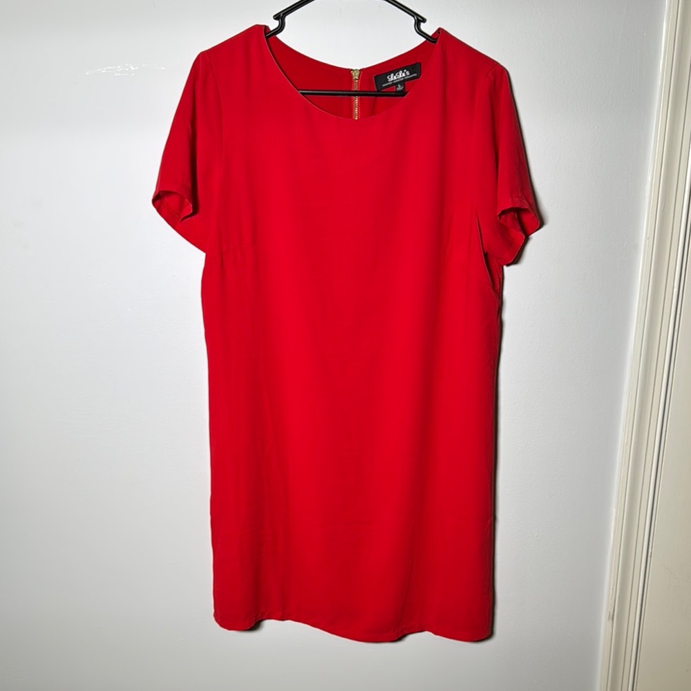 Lulu's Red Midi Dress